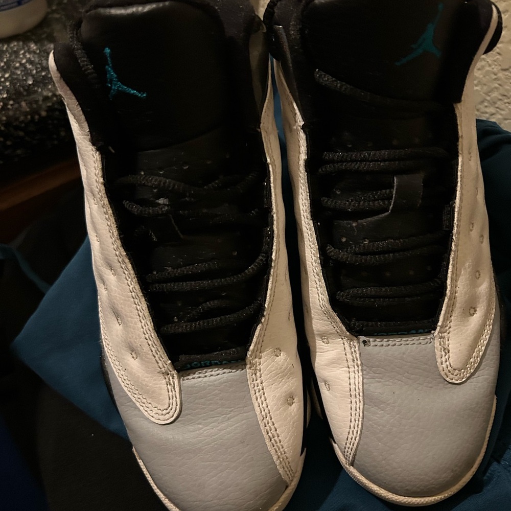 Air Jordan Retro Sneakers in Black and White
